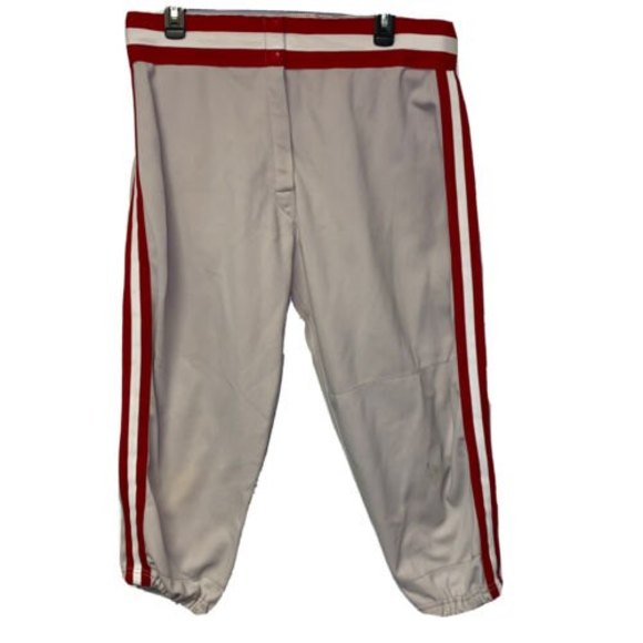 Pants Vintage Speedline Athletic Wear Baseball Pants Mens Size Xxl Gray Red Stripe Poshmark